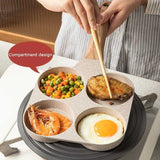 4-Cavity Non-Stick Egg & Burger Frying Pan – Breakfast Cooking Pan