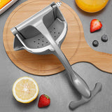 Premium Stainless Steel Lemon Squeezer – Manual Citrus Juicer