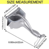Premium Stainless Steel Lemon Squeezer – Manual Citrus Juicer