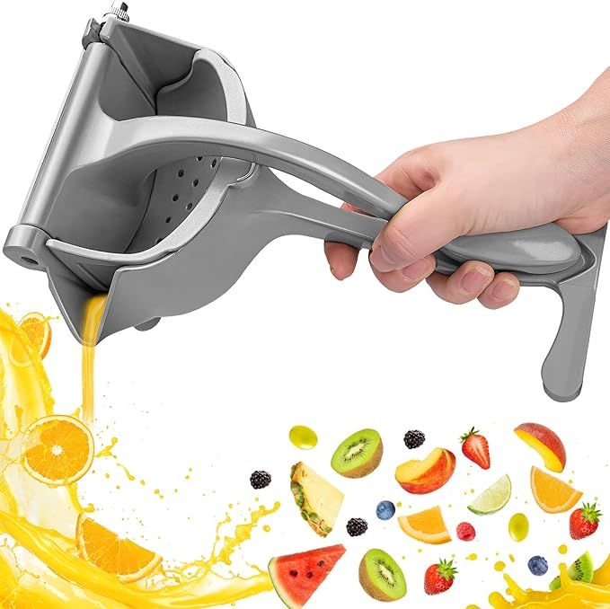 Premium Stainless Steel Lemon Squeezer – Manual Citrus Juicer