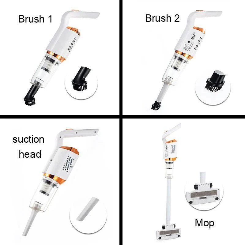 3-in-1 Cordless Wireless Vacuum Cleaner – Portable Handheld Home & Car Vacuum