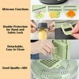 9-in-1 Vegetable Cutter, Slicer & Chopper – Multi-Function Kitchen Tool
