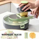 9-in-1 Vegetable Cutter, Slicer & Chopper – Multi-Function Kitchen Tool