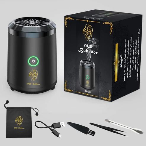 Smart Bukhoor Perfume Dispenser – Automatic Electric Incense Burner for Home