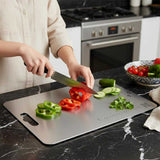 Stainless Steel Chopping Board – Heavy-Duty Kitchen Cutting Board