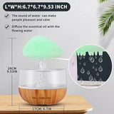 Cloud Rain Humidifier & Aroma Diffuser – LED Mist Maker for Home