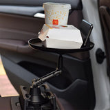 Car Cup Holder Food Tray – Portable Drink & Snack Organizer