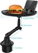 Car Cup Holder Food Tray – Portable Drink & Snack Organizer