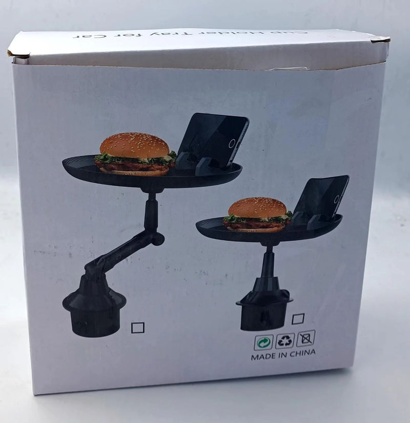 Car Cup Holder Food Tray – Portable Drink & Snack Organizer