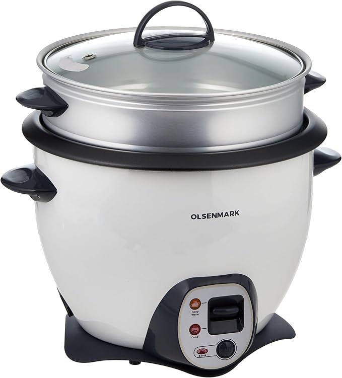 3-in-1 Multi-Function Electric Rice Cooker – Rice, Steam & Keep Warm