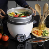 3-in-1 Multi-Function Electric Rice Cooker – Rice, Steam & Keep Warm