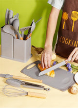 19-Piece Kitchen Utensil Set with Holder – Complete Cooking Tool Set