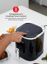 3.5L Digital Air Fryer with Touch Display – Compact Oil-Free Cooker