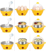 Electric Egg Steamer & Cooker – Quick Egg Boiler for Home Kitchen