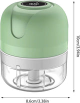 Electric Garlic Chopper – Mini USB Food Processor for Kitchen Prep