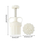 Floral Mooncake Mold Press Set – Cookie & Pastry Shaping Tool