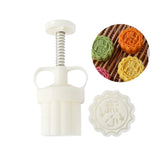 Floral Mooncake Mold Press Set – Cookie & Pastry Shaping Tool