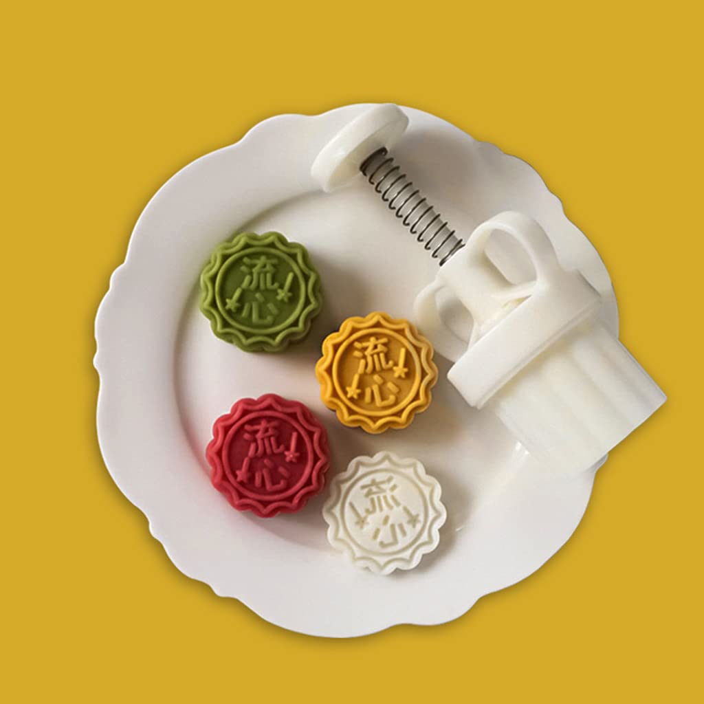 Floral Mooncake Mold Press Set – Cookie & Pastry Shaping Tool