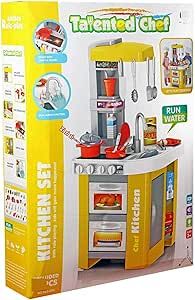 Kids Toy Kitchen Set – Pretend Play Cooking Set for Children