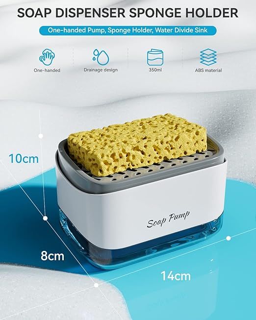 Kitchen Sink Liquid Dispenser – Countertop Pump for Dishwashing