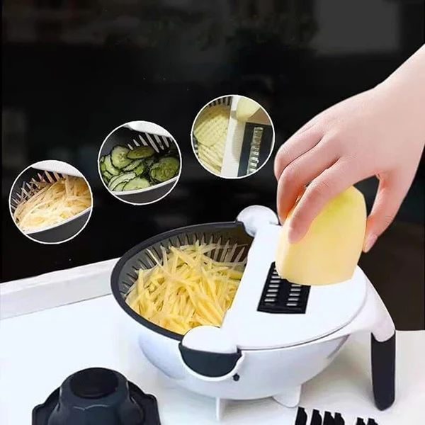 Multi-Function Vegetable Cutter, Slicer & Chopper – Kitchen Prep Tool