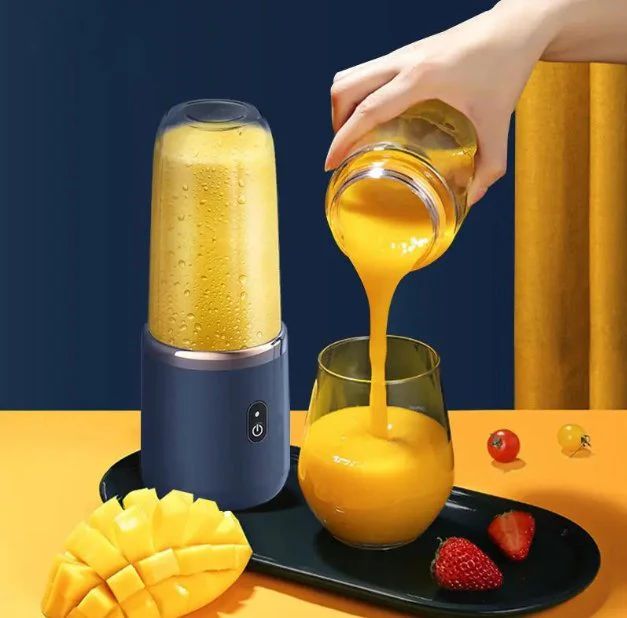 Portable Blender with Cup – USB Rechargeable Personal Smoothie Maker