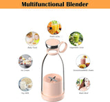 Portable Juicer Bottle – 350ml USB Rechargeable Personal Blender