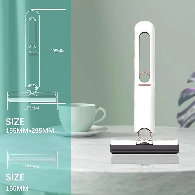 Portable Mini Mop – Compact Self-Wringing Mop for Home & Car