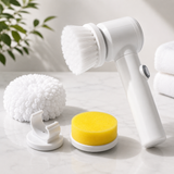 5-in-1 Electric Spin Scrubber – Cordless Bathroom & Home Cleaning Brush