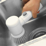 5-in-1 Electric Spin Scrubber – Cordless Bathroom & Home Cleaning Brush