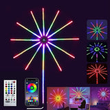 Smart Firework LED Lights – RGB Ambient Lighting for Home & Room Decor