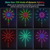 Smart Firework LED Lights – RGB Ambient Lighting for Home & Room Decor