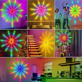 Smart Firework LED Lights – RGB Ambient Lighting for Home & Room Decor