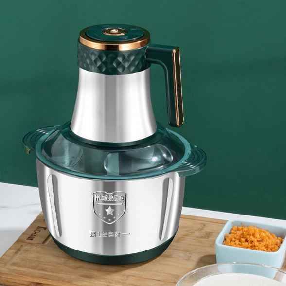Stainless Steel Electric Food Chopper – Meat & Vegetable Processor
