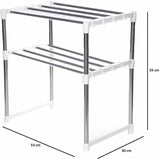 Stainless Steel Kitchen Storage Rack – Space-Saving Organizer Shelf