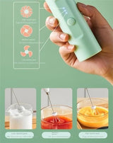 Stainless Steel Milk Frother – Electric Coffee & Cappuccino Foam Maker