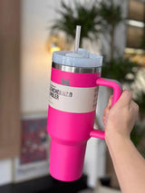 40oz STANLEY Stainless Steel Tumbler – Insulated Travel Cup with Straw