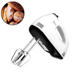 650W Electric Hand Mixer – 2-Speed Beaters & Dough Hooks for Baking