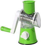 Tabletop Drum Grater & Vegetable Slicer – Manual Kitchen Prep Tool