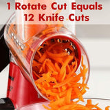 Tabletop Drum Grater & Vegetable Slicer – Manual Kitchen Prep Tool