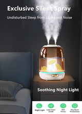 Ultra-Sonic Room Humidifier – Compact Cool Mist Air Humidifier