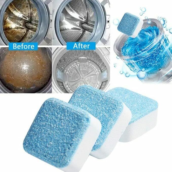 Washing Machine Cleaner Tablets – 12-Pack Universal Washer Cleaning Solution