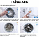 Washing Machine Cleaner Tablets – 12-Pack Universal Washer Cleaning Solution