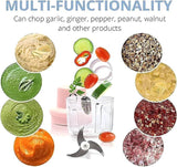 Wireless Electric Food Chopper – USB Rechargeable Mini Kitchen Chopper