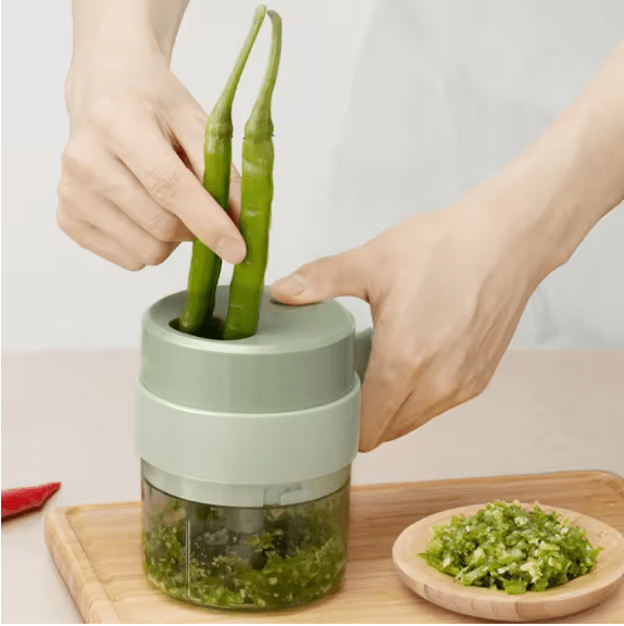 Wireless Electric Food Chopper – Rechargeable Mini Vegetable Chopper